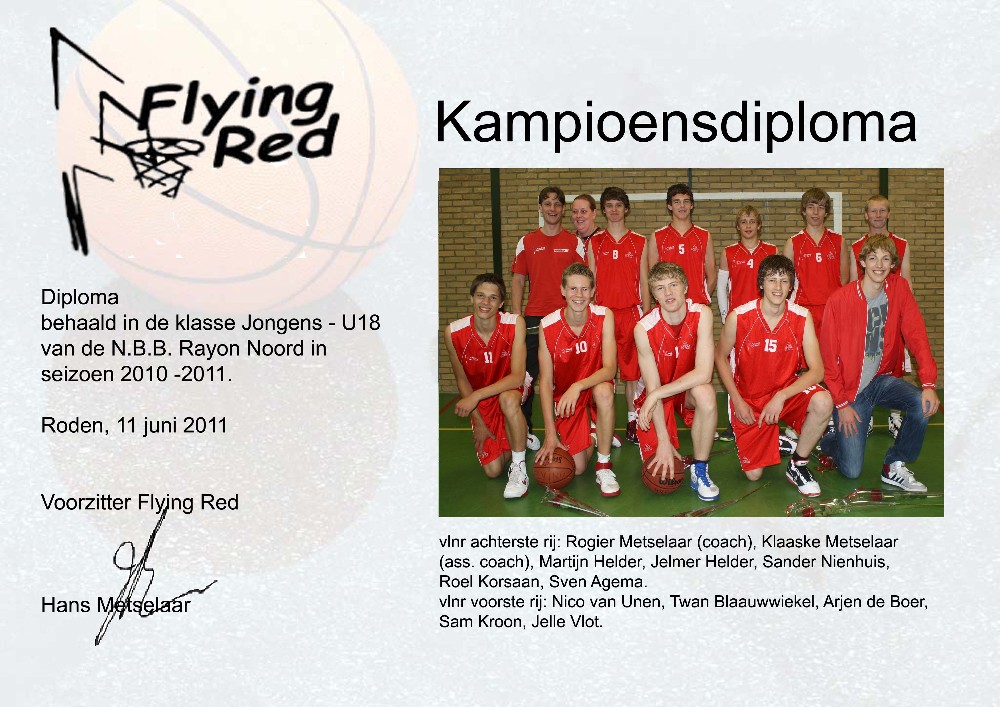 JU18-1 2011 champ dip
